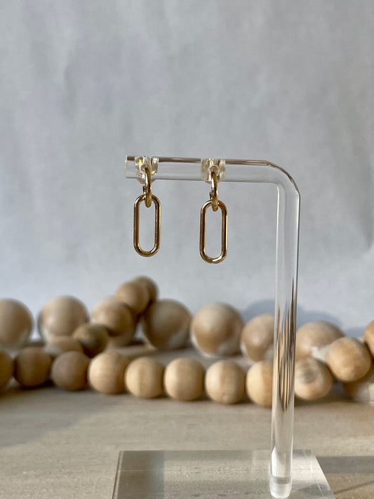 Short dangle earrings