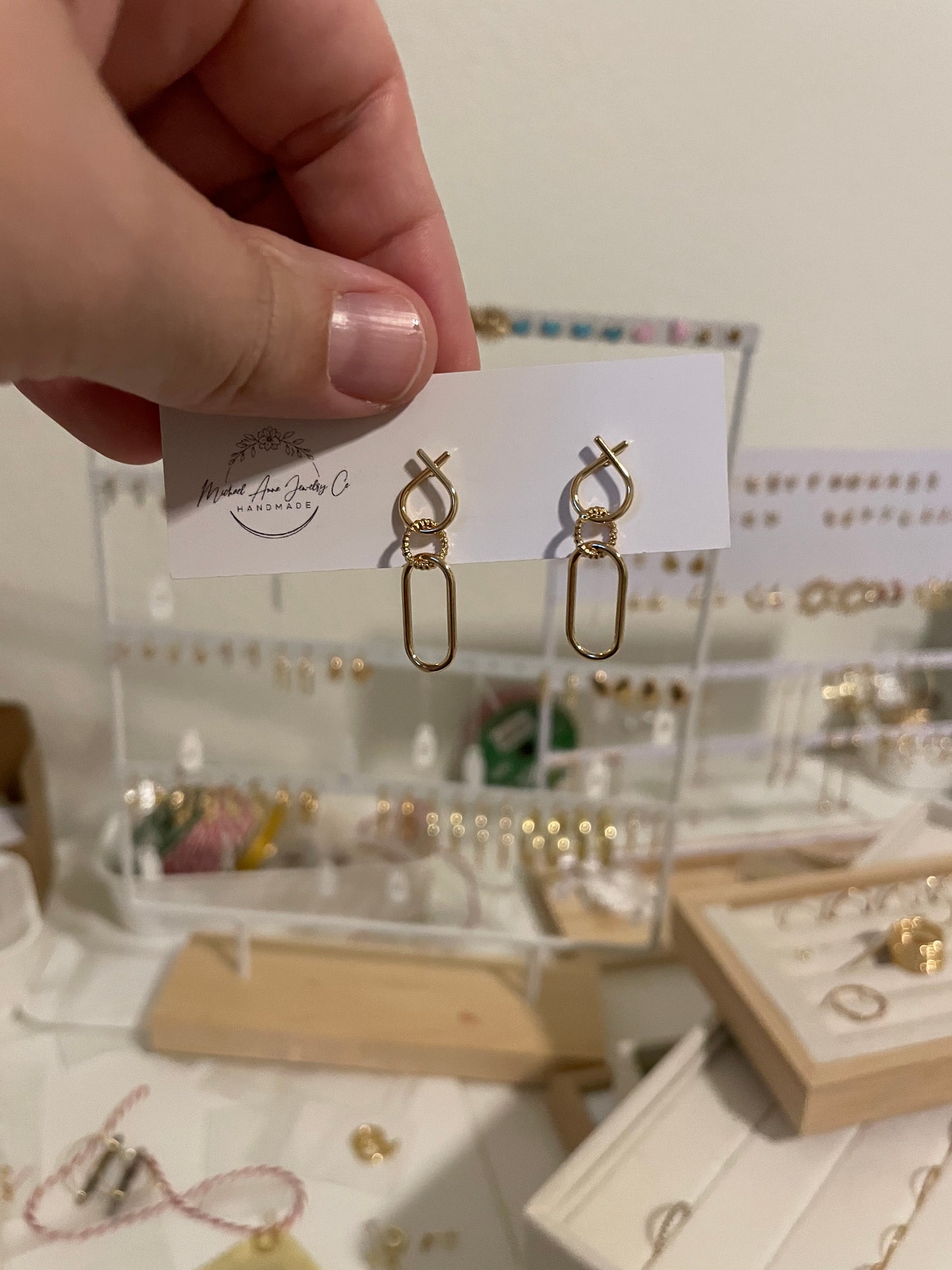 Gold filled earrings